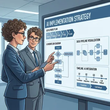 AI consulting team mapping implementation steps