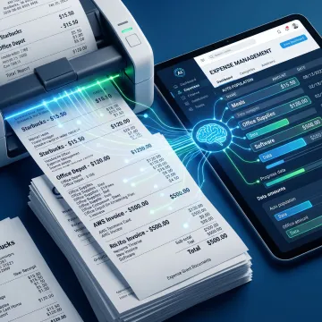 Automated receipt and invoice data extraction