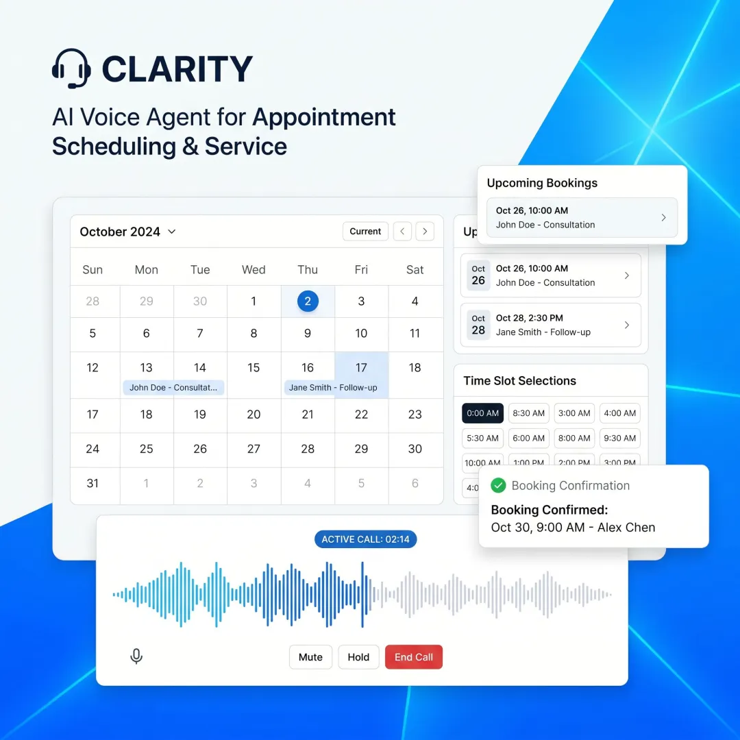 AI Voice Agents for Appointment Scheduling and Booking