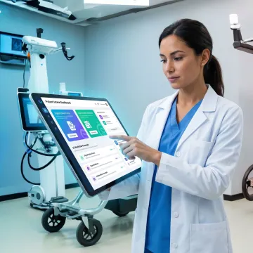 AI patient intake demo interface