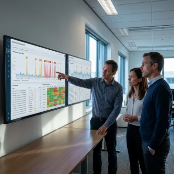AI anomaly detection dashboard with alerts