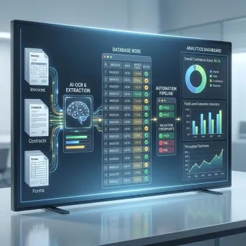 Data extraction workflow on business dashboards