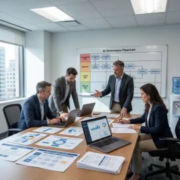AI consultants mapping governance strategy