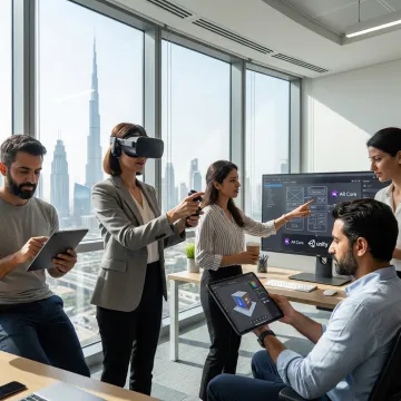 Custom AR and VR app development