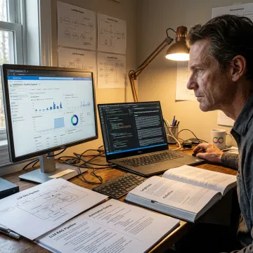 AI engineer optimizing prompts and LLM workflows