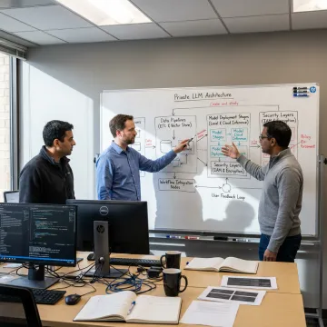 Engineers planning a private LLM architecture