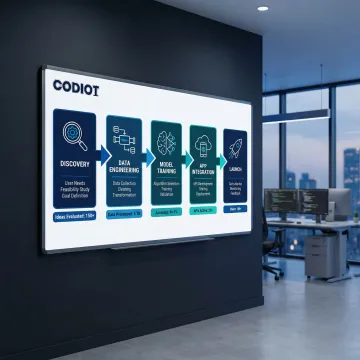 AI application development process from planning to deployment