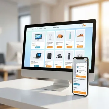 Bespoke ecommerce website design and development on desktop and mobile devices