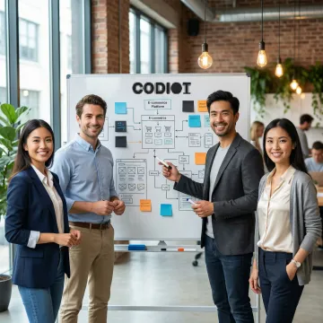 E-commerce platform development process steps at Codiot