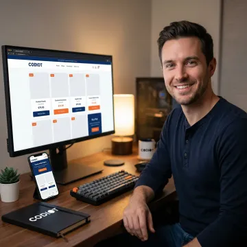Custom eCommerce website development on desktop and mobile devices