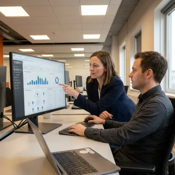 Data analytics engineering dashboard and data pipeline workflow