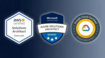 Cloud computing AWS Azure Google Cloud platform certification credentials overview dashboard