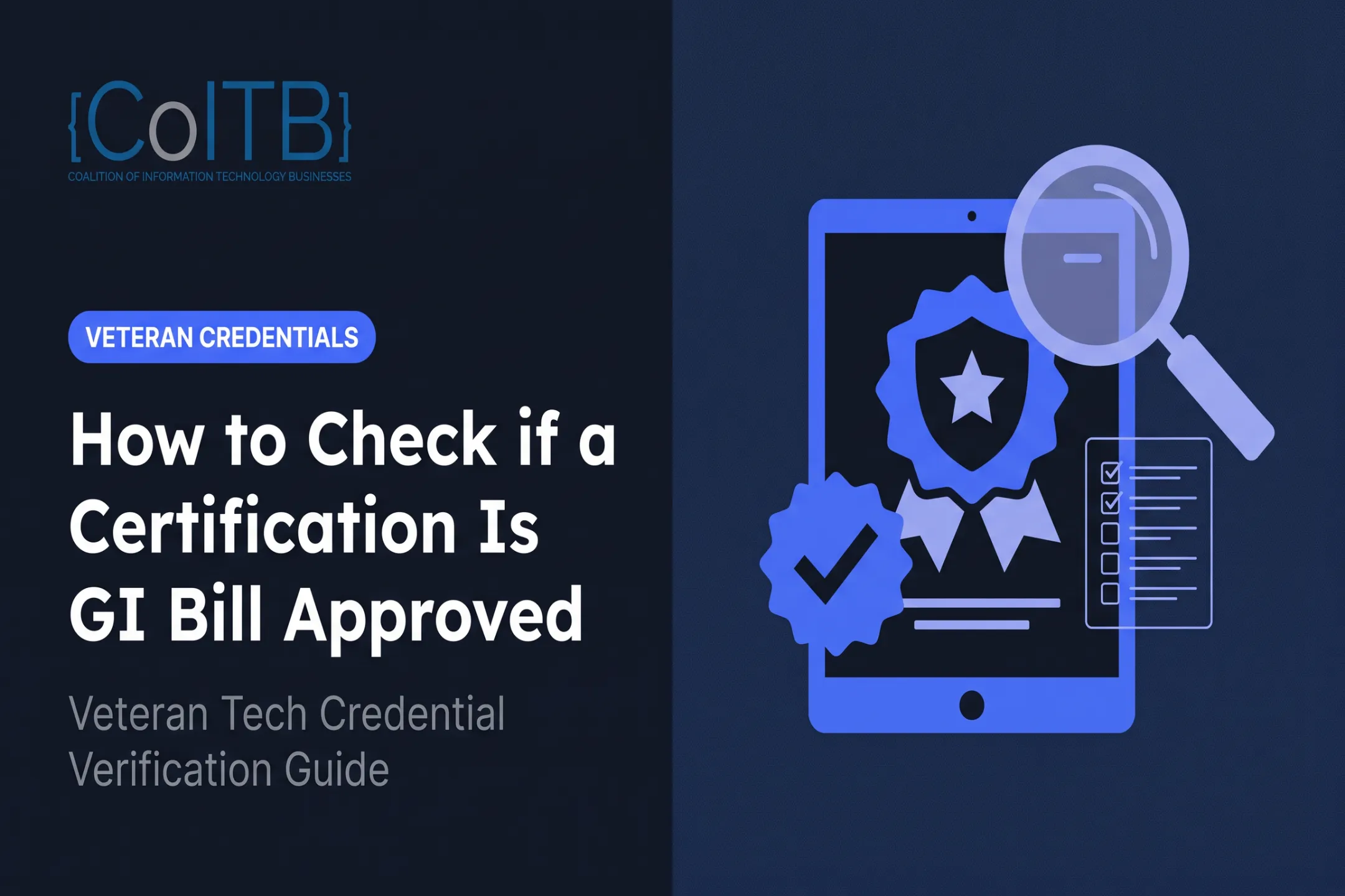 How to Check if a Certification Is GI Bill Approved