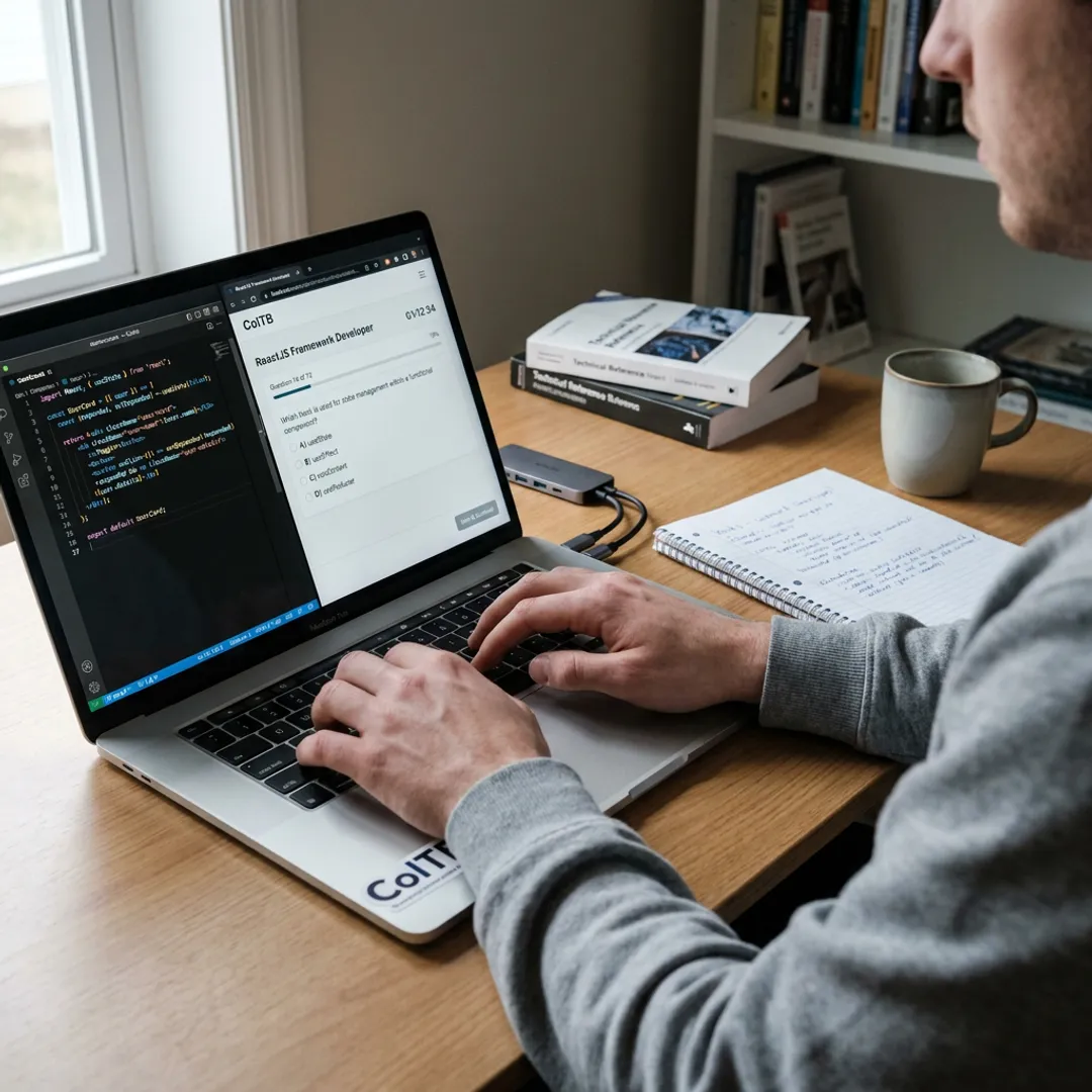 React developer studying for certification exam