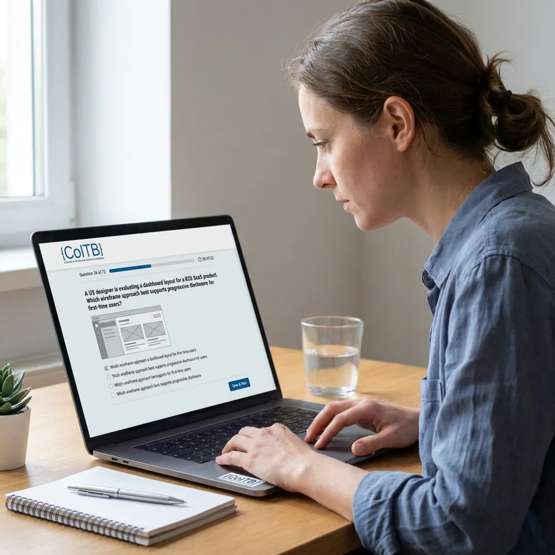 Online UX design certification exam