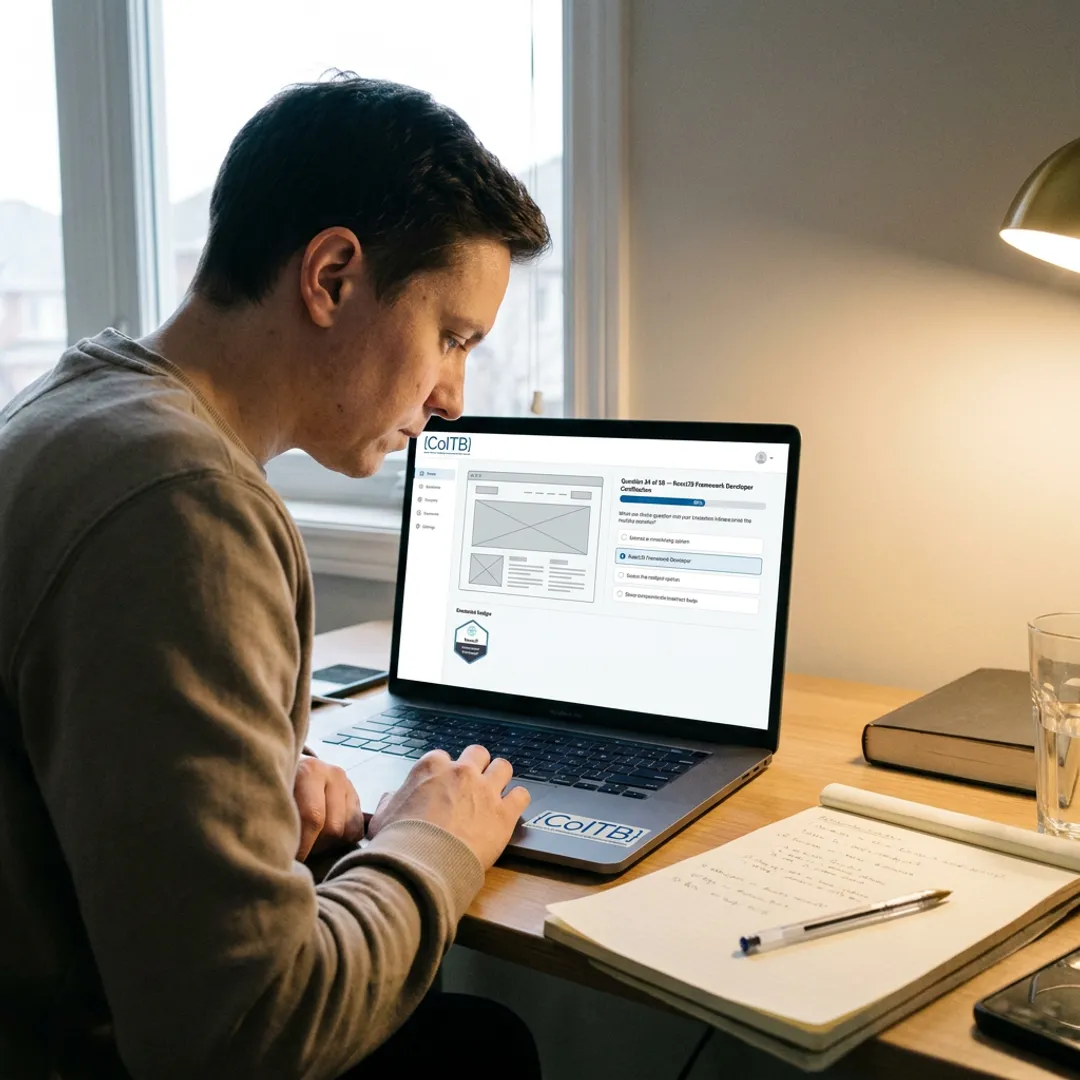 UX design certificate candidate studying online