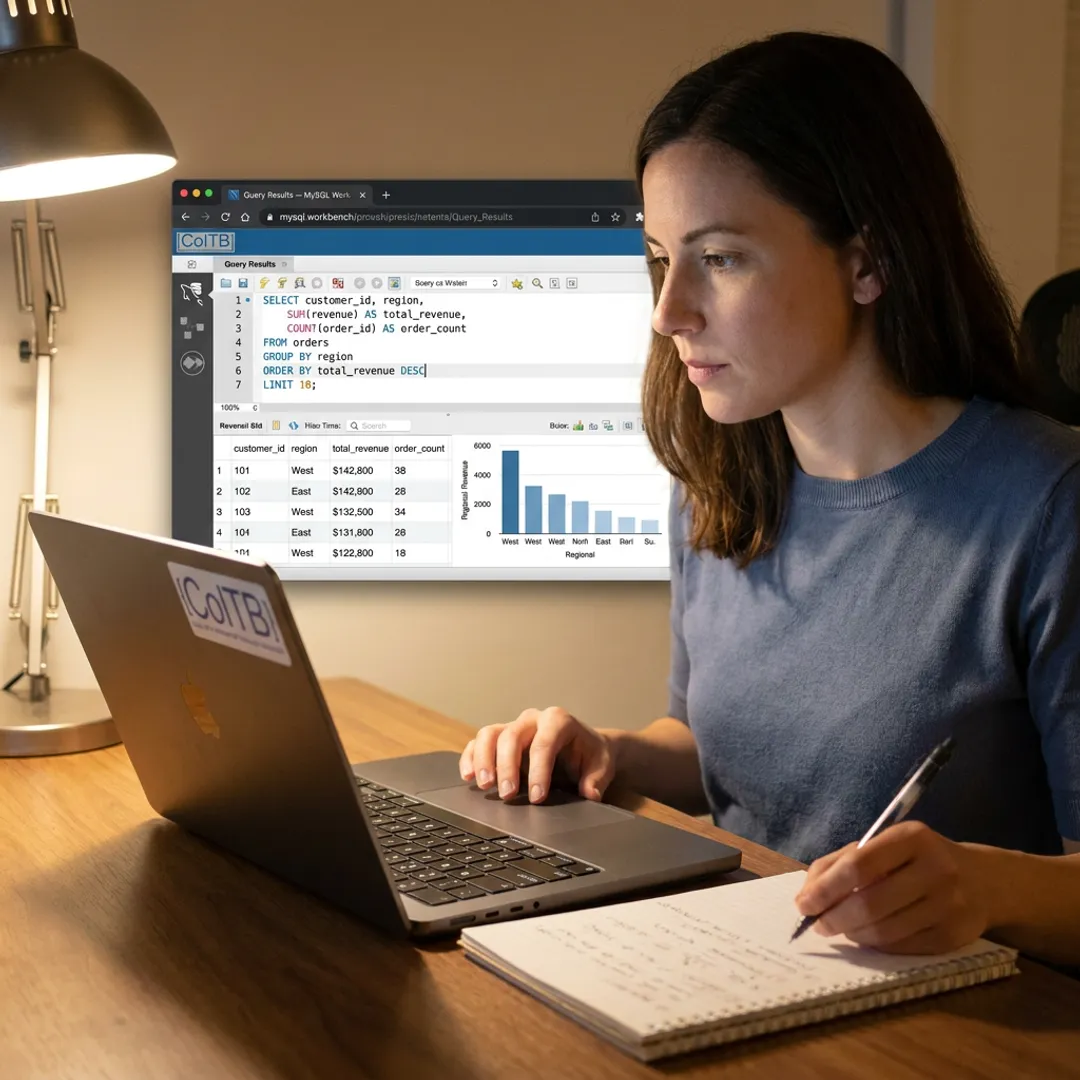 Aspiring business analyst studying SQL certification