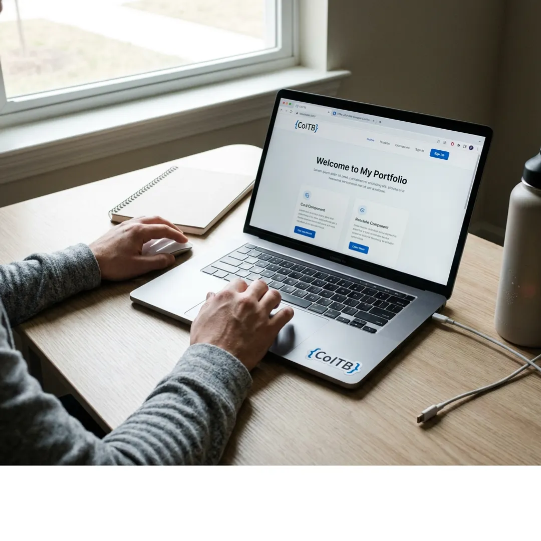 Designer reviewing UI layouts and certification materials