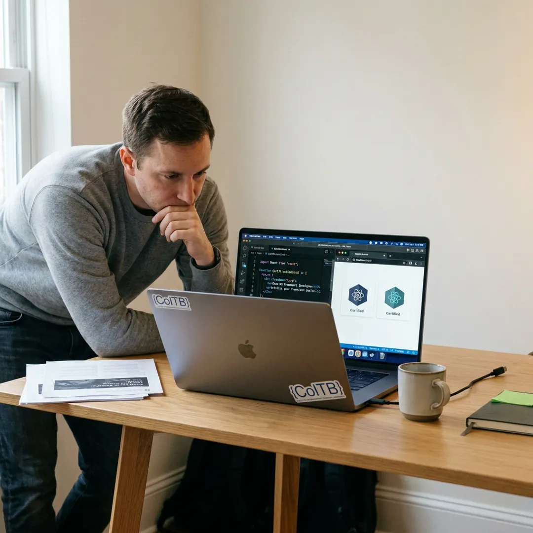 Front end developer certification study workspace