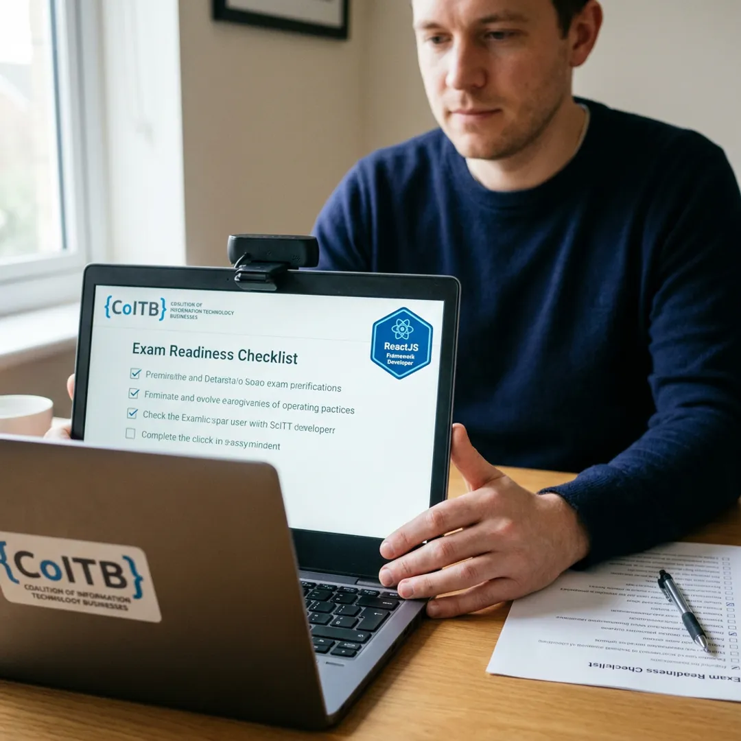 Candidate scheduling an online coding certification exam