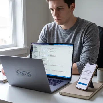 Developer reviewing React code before certification
