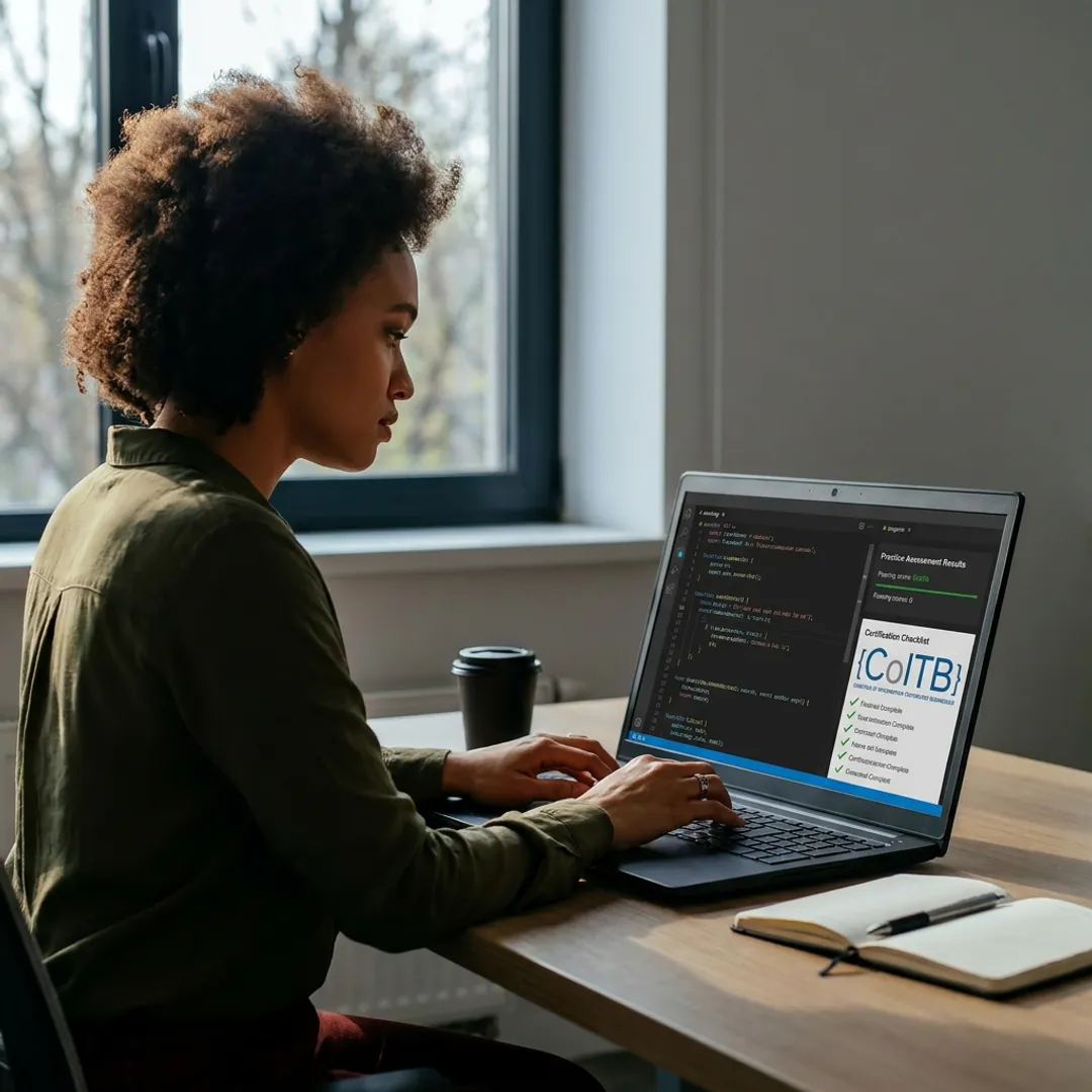 Developer preparing for JavaScript certification exam