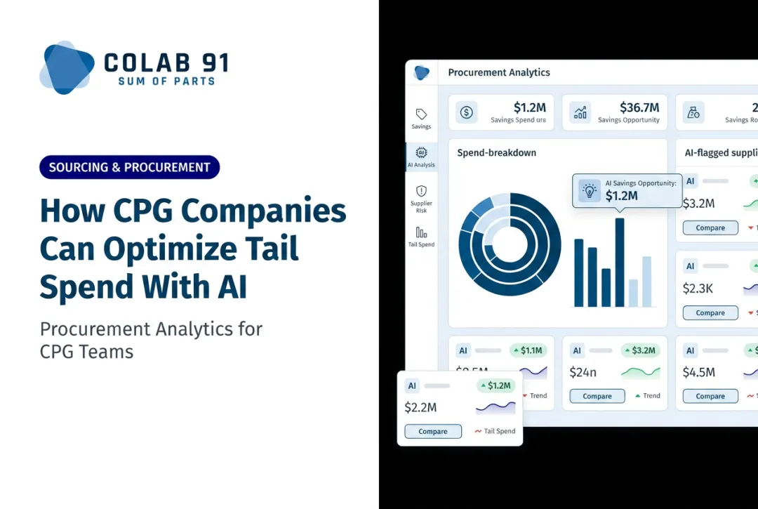 How CPG Companies Can Optimize Tail Spend With AI