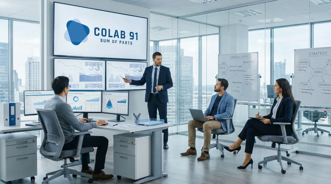 Colab91 offshore procurement analytics capability center team supporting PE-backed clients