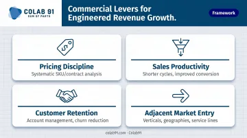Four commercial levers driving PE revenue growth pricing sales retention and market expansion