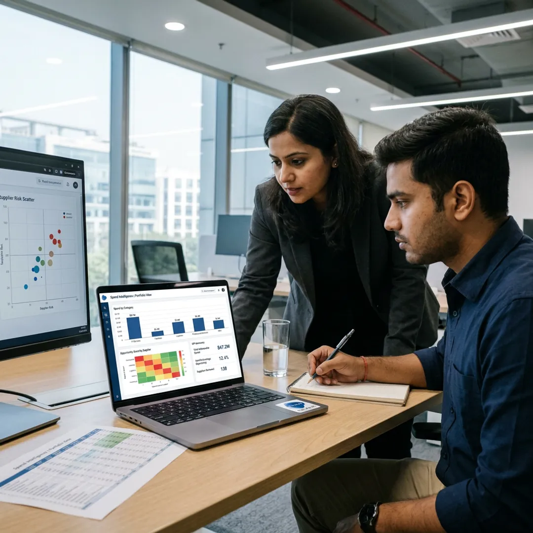 Analysts building procurement spend dashboards