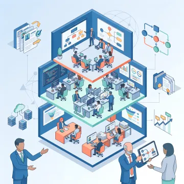 Consultants mapping a GCC setup process