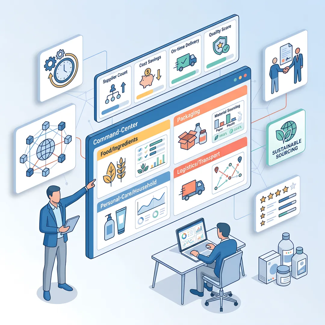 Managed procurement workflow session