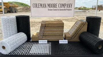 Tensar and Huesker geogrid reinforcement products for MSE wall applications