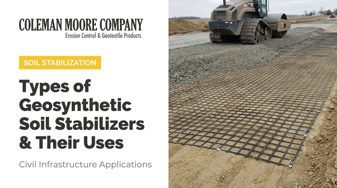 Types of Geosynthetic Soil Stabilizers & Their Uses