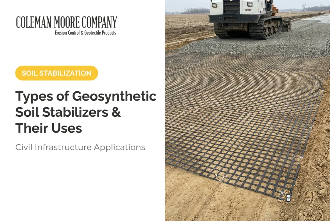 Types of Geosynthetic Soil Stabilizers & Their Uses