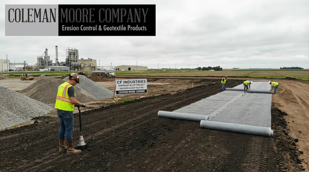 DCP soil testing at Iowa construction site measuring subgrade CBR values