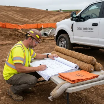 Stormwater planning review with sediment control products
