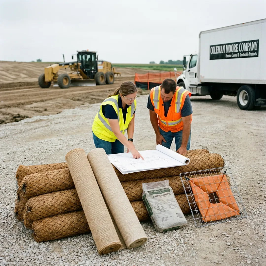 BMP planning and erosion control materials review