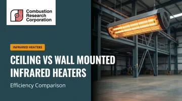 Ceiling vs Wall Mounted Infrared Heaters: Efficiency Comparison