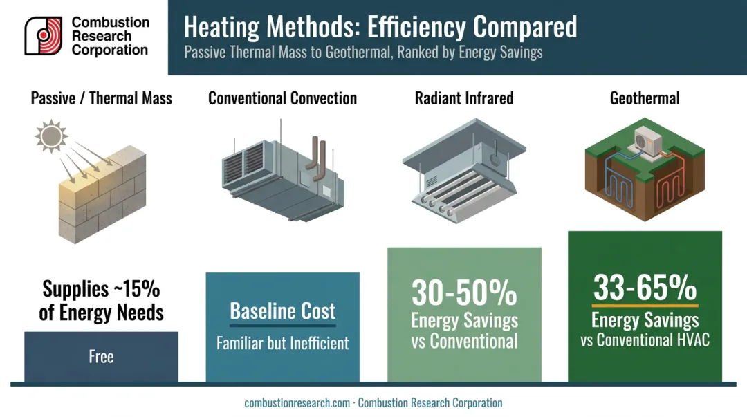 Greenhouse heating methods compared by energy efficiency and cost savings