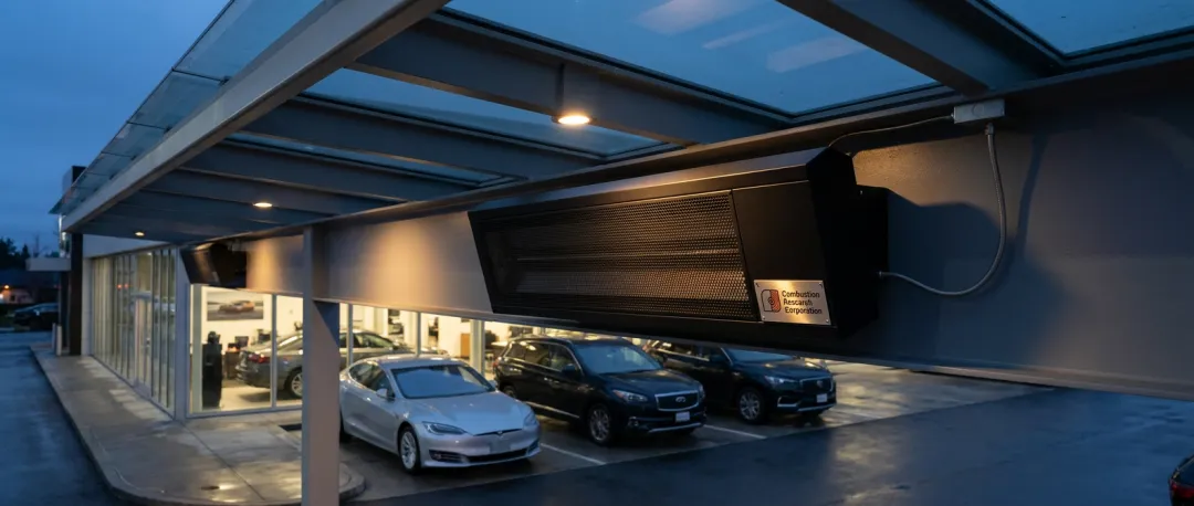 Auto Dealership Covered Entrances