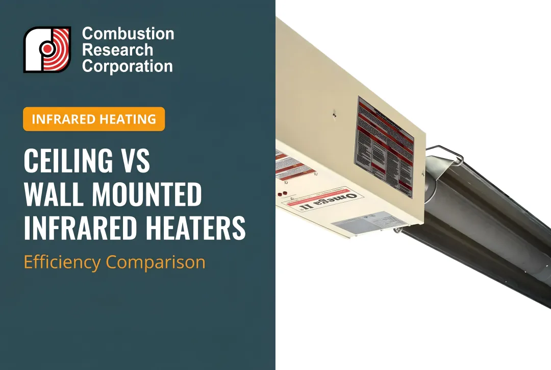 Ceiling vs Wall Mounted Infrared Heaters: Efficiency Comparison