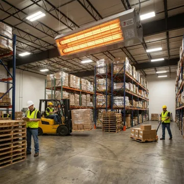 Commercial infrared heater guide for industrial facilities