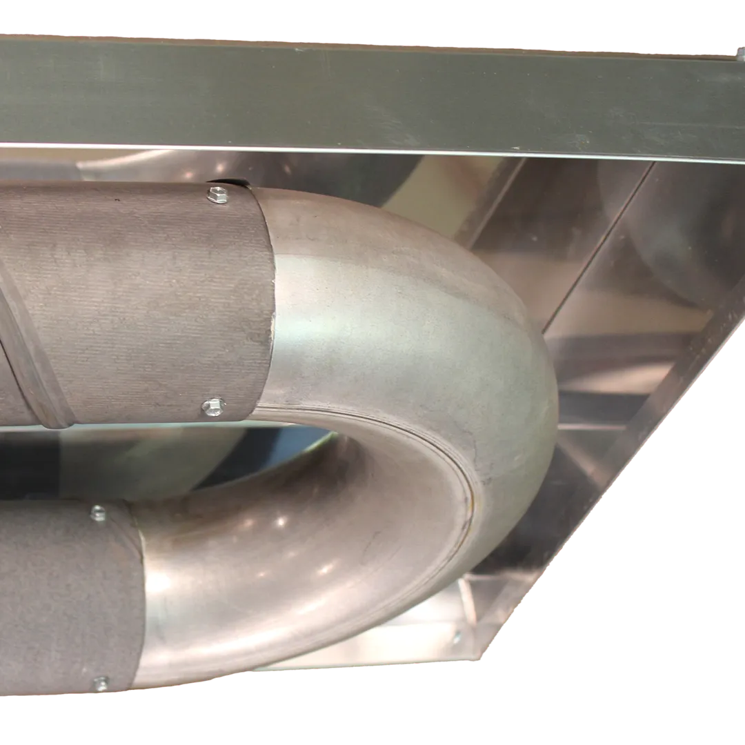 Industrial ceramic infrared heaters in a production facility