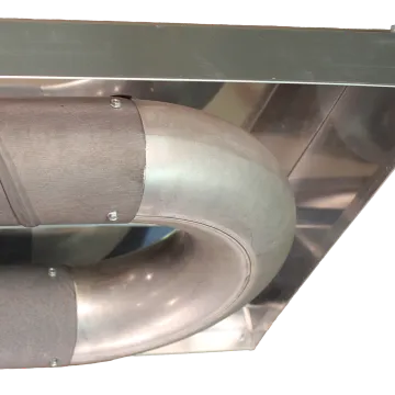 Industrial ceramic infrared heaters in a production facility