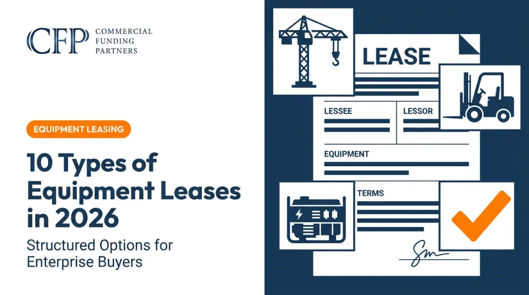 10 Types of Equipment Leases in 2026