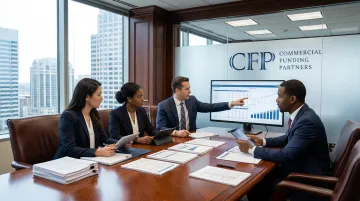 Commercial Funding Partners team closing a large-scale equipment financing transaction