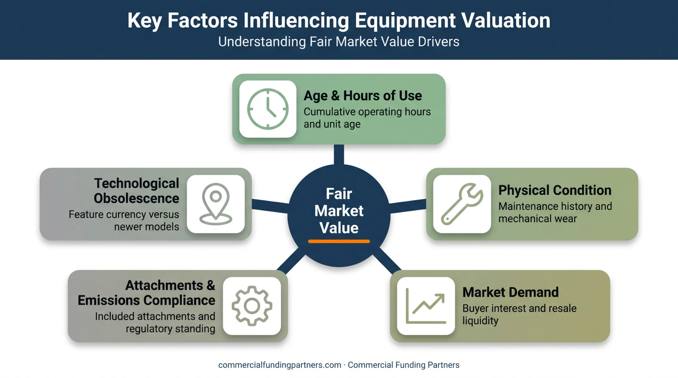 Five factors affecting construction equipment fair market valuation