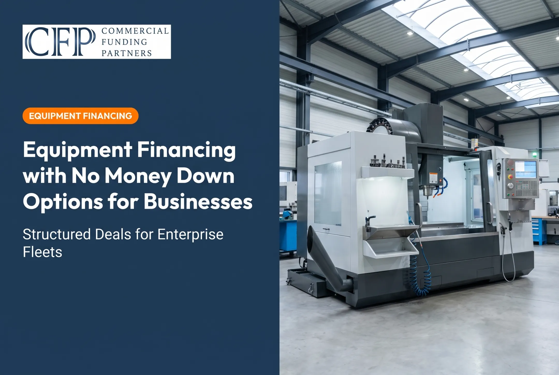 Equipment Financing with No Money Down Options for Businesses