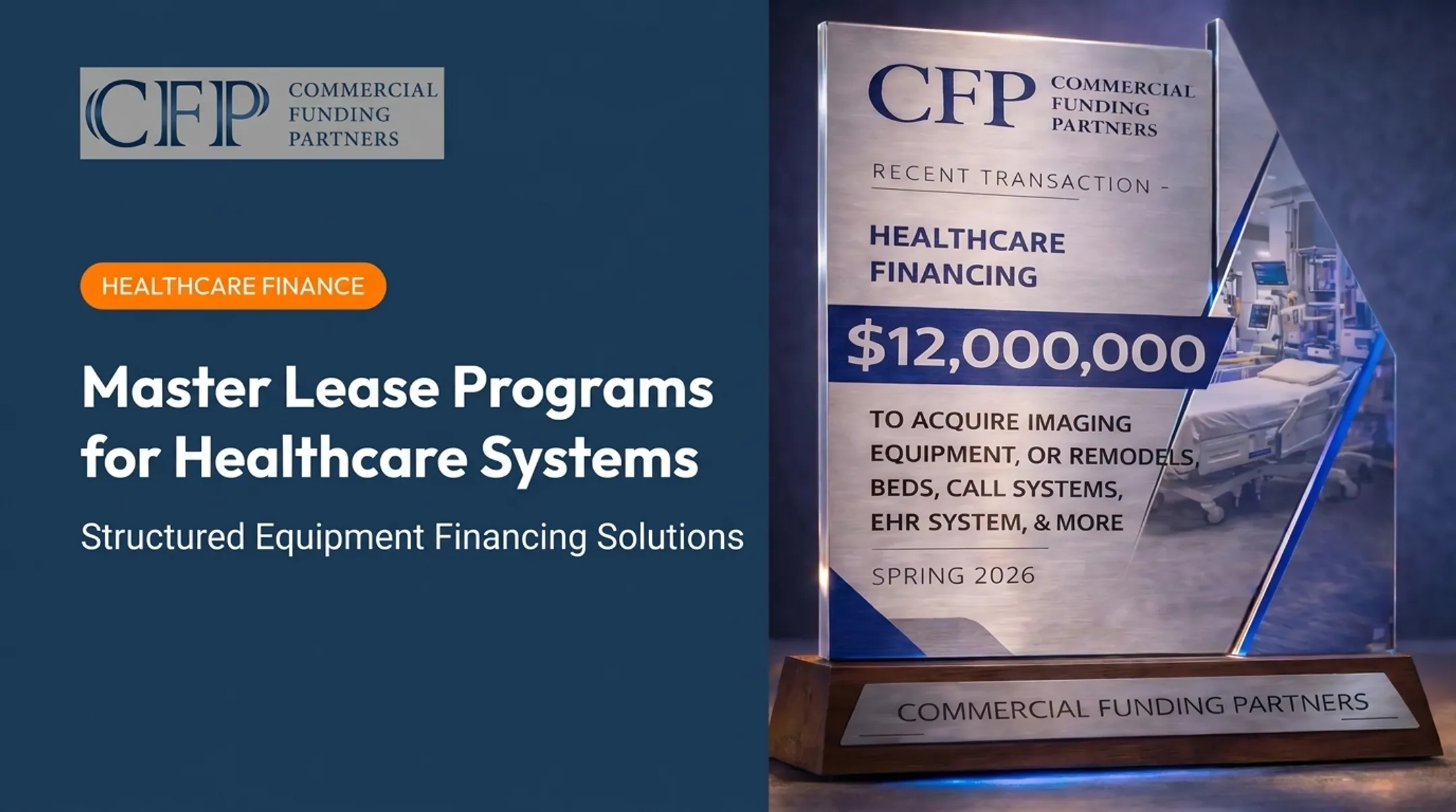 Master Lease Programs for Healthcare Systems